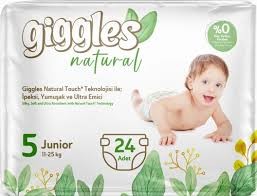 Підгуз.дитячий Giggles Natural 5 Junior (11-25кг) №24